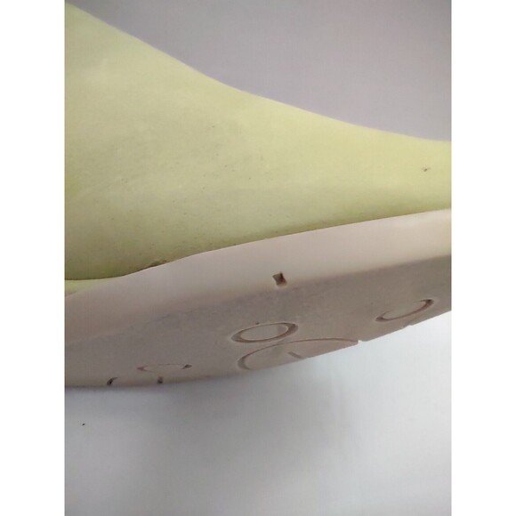 Spring Step Sandals Wedge Size 9US/40EU Spring Green Suede Slip On - Picture 9 of 9